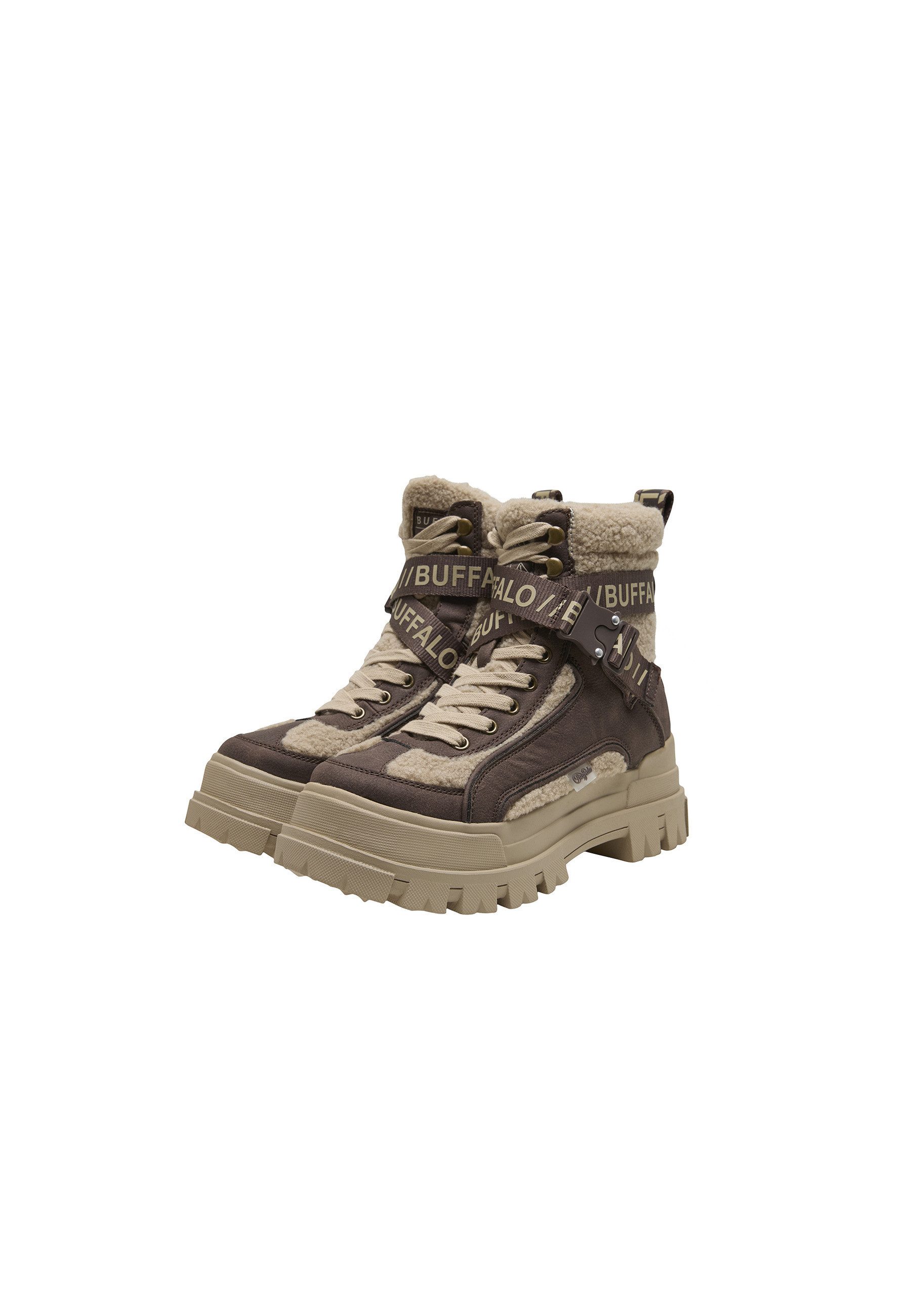 Buffalo Buffalo Aspha Com1 Warm Vegan Nappa/Fake Fur Stiefel