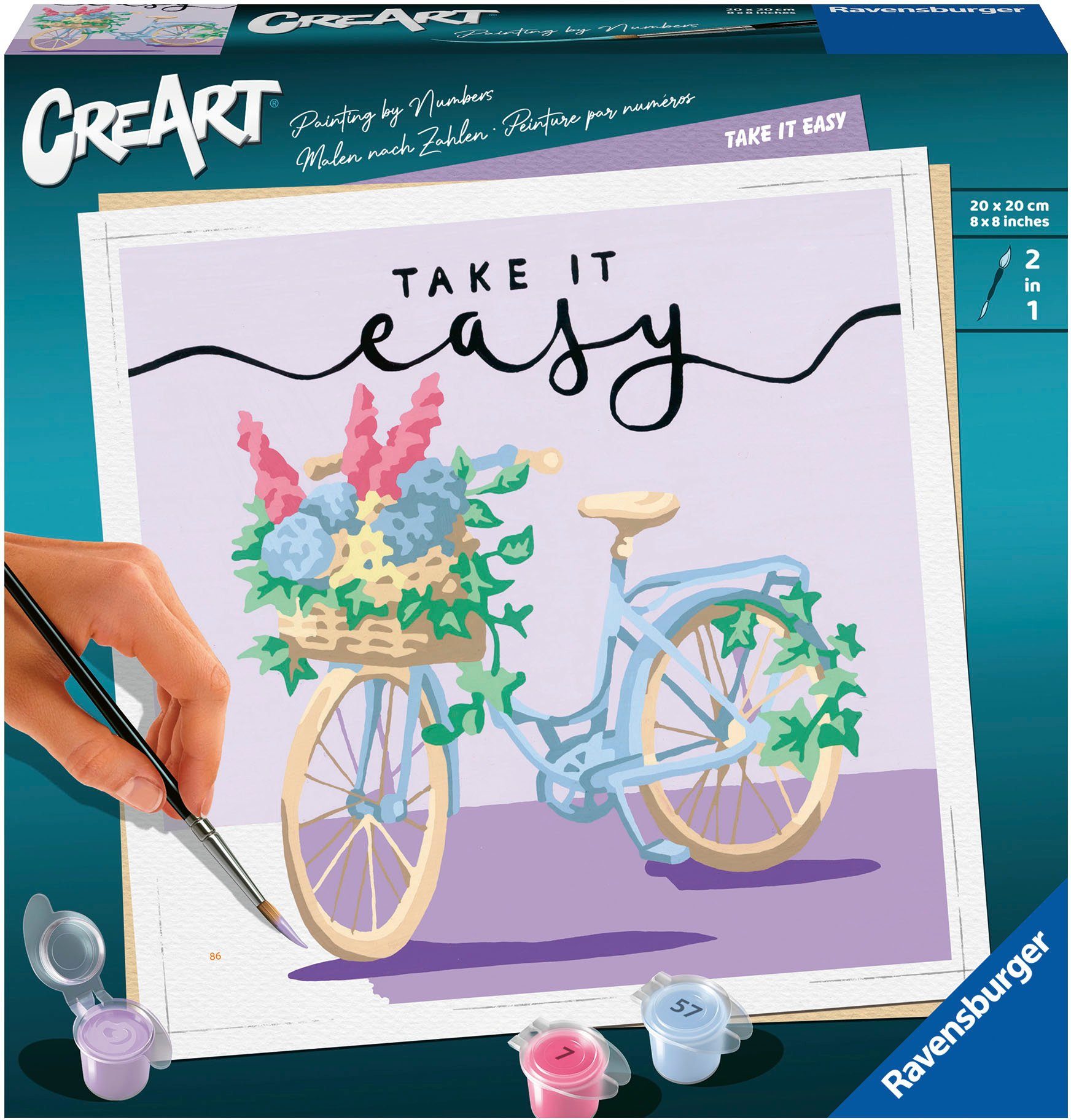 Peinture par numéros pour adultes Ravensburger CreArt Wanderlust