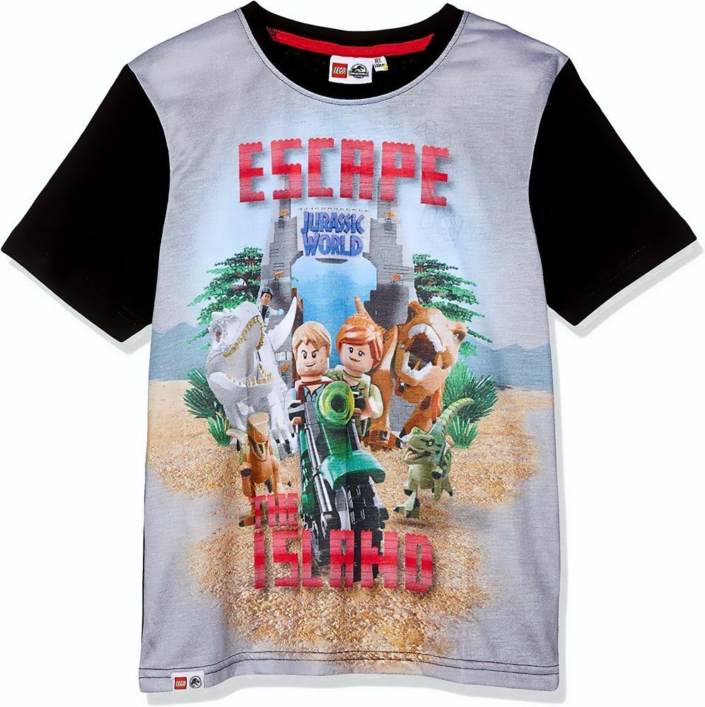 World Jahre 6 LEGO® Print-Shirt 4 Escape T-Shirt Wear 5 Jurassic 3 LEGO Jungen