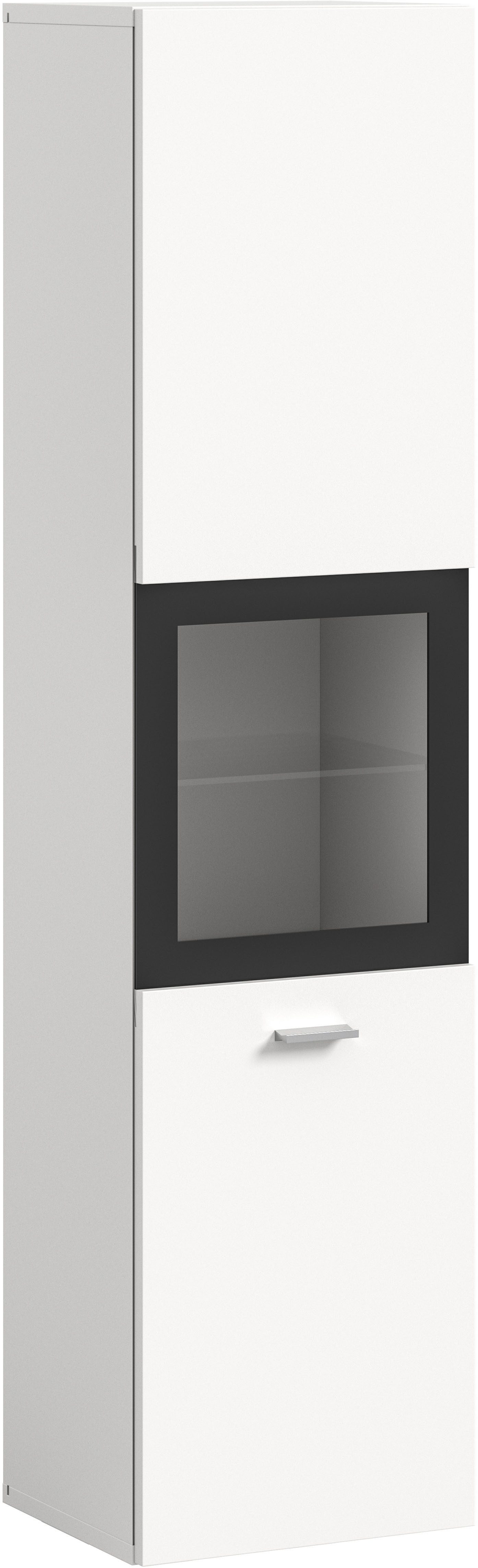 welltime Hochschrank Tampa, Höhe 125cm, hängend oder stehend montierbar Badschrank, Bad-Hängeschrank, Badezimmer, Bad-Möbel
