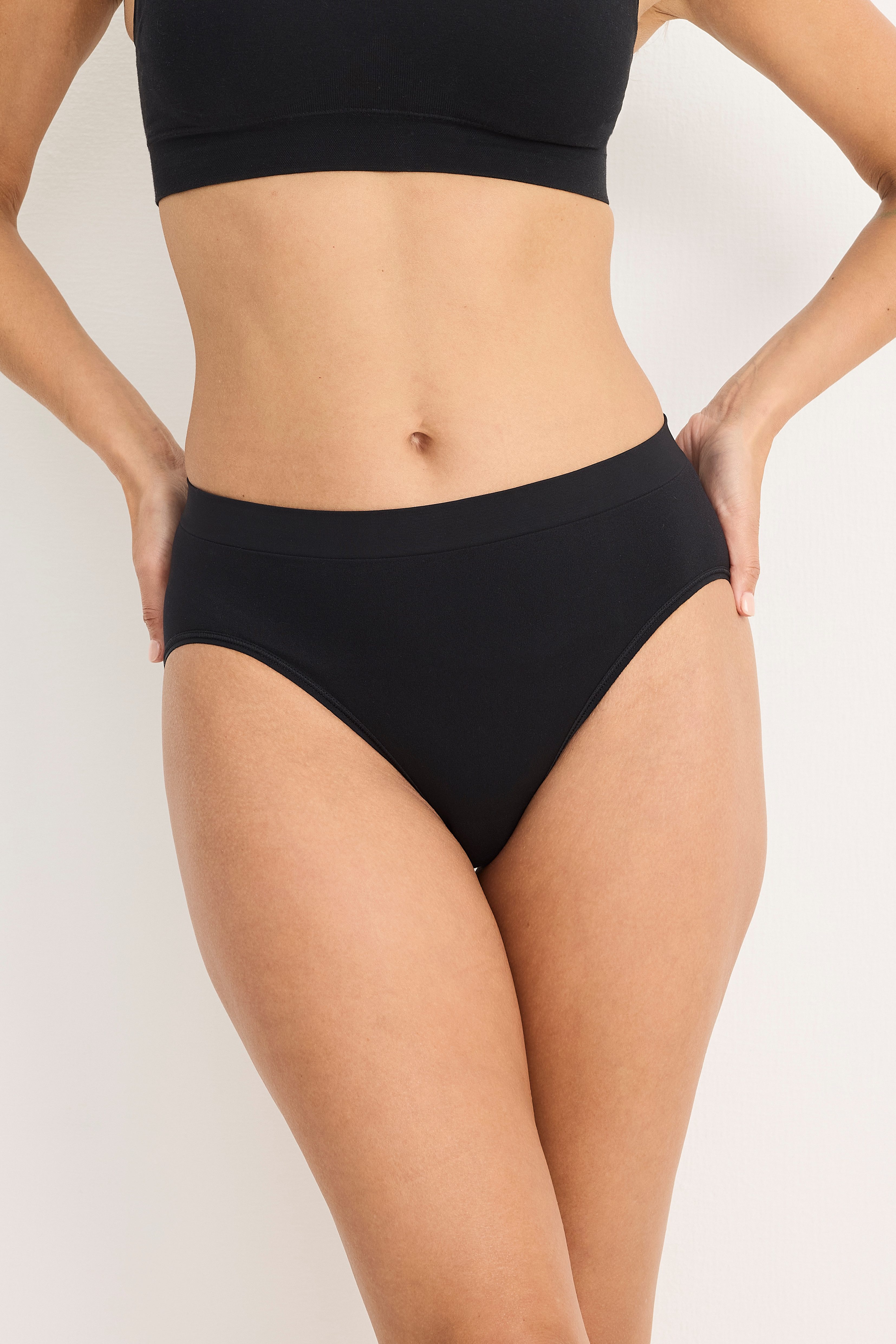 Jockey Hüftpanty Seamfree Core (3er Pack) hoch geschnitten, atmungsaktiv, ohne Seitennähte