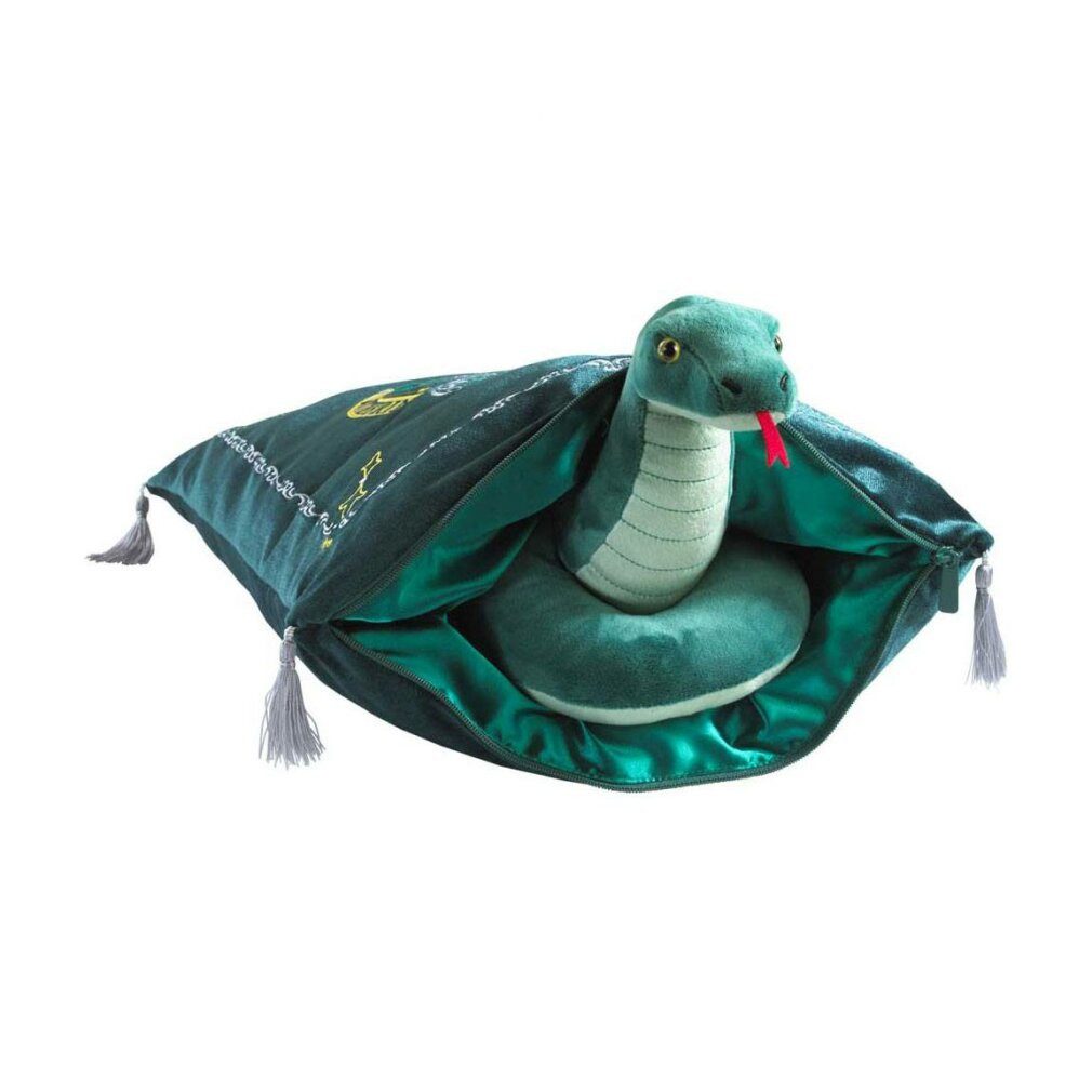 The Noble Collection Spielfigur Harry Potter House Mascot Kissen mit Plüschfigur Slytherin
