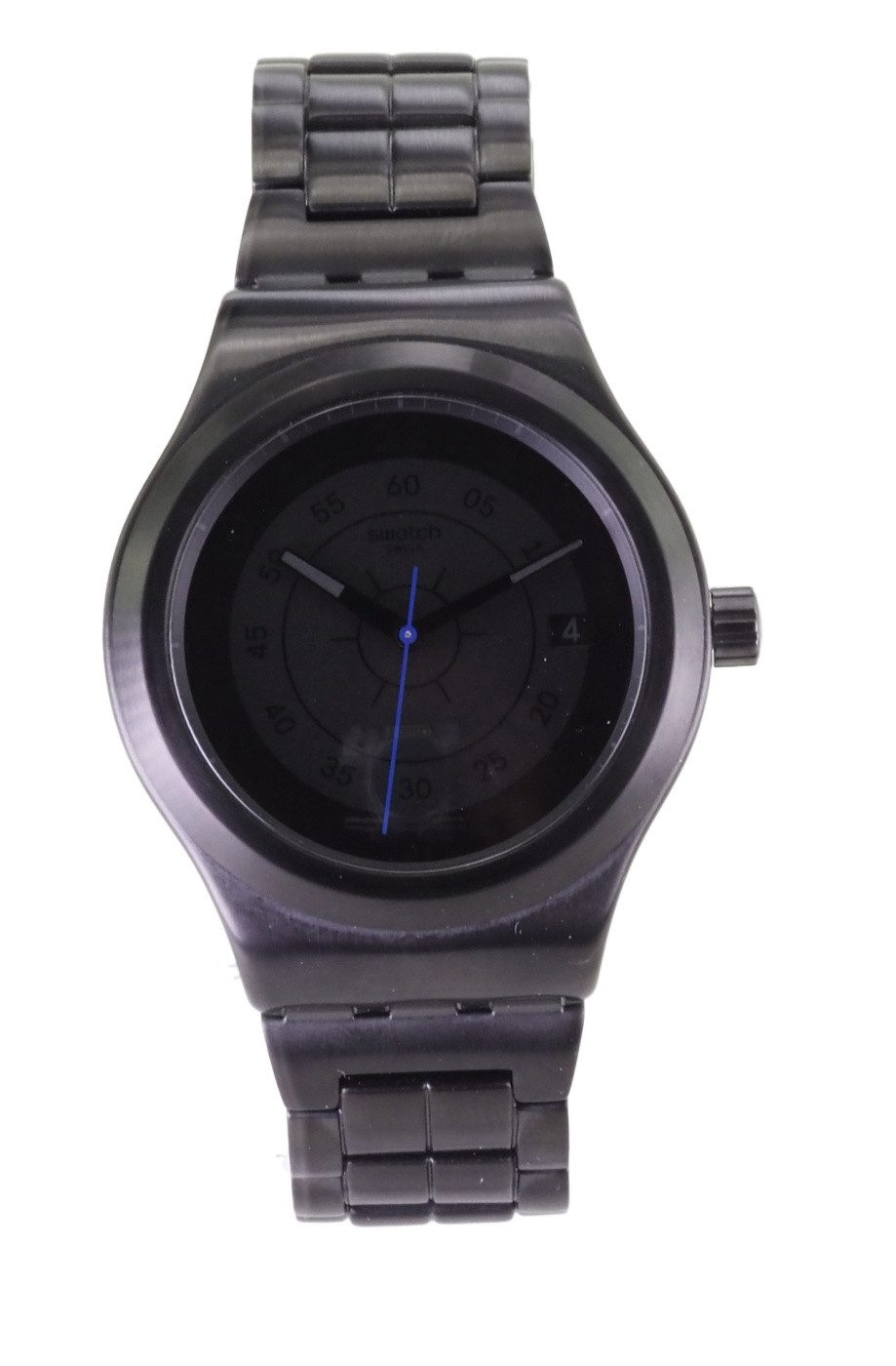 Swatch Automatikuhr Swatch Herren Automatik Uhr YIB401G SISTEM DARK X100, (Schwarz)
