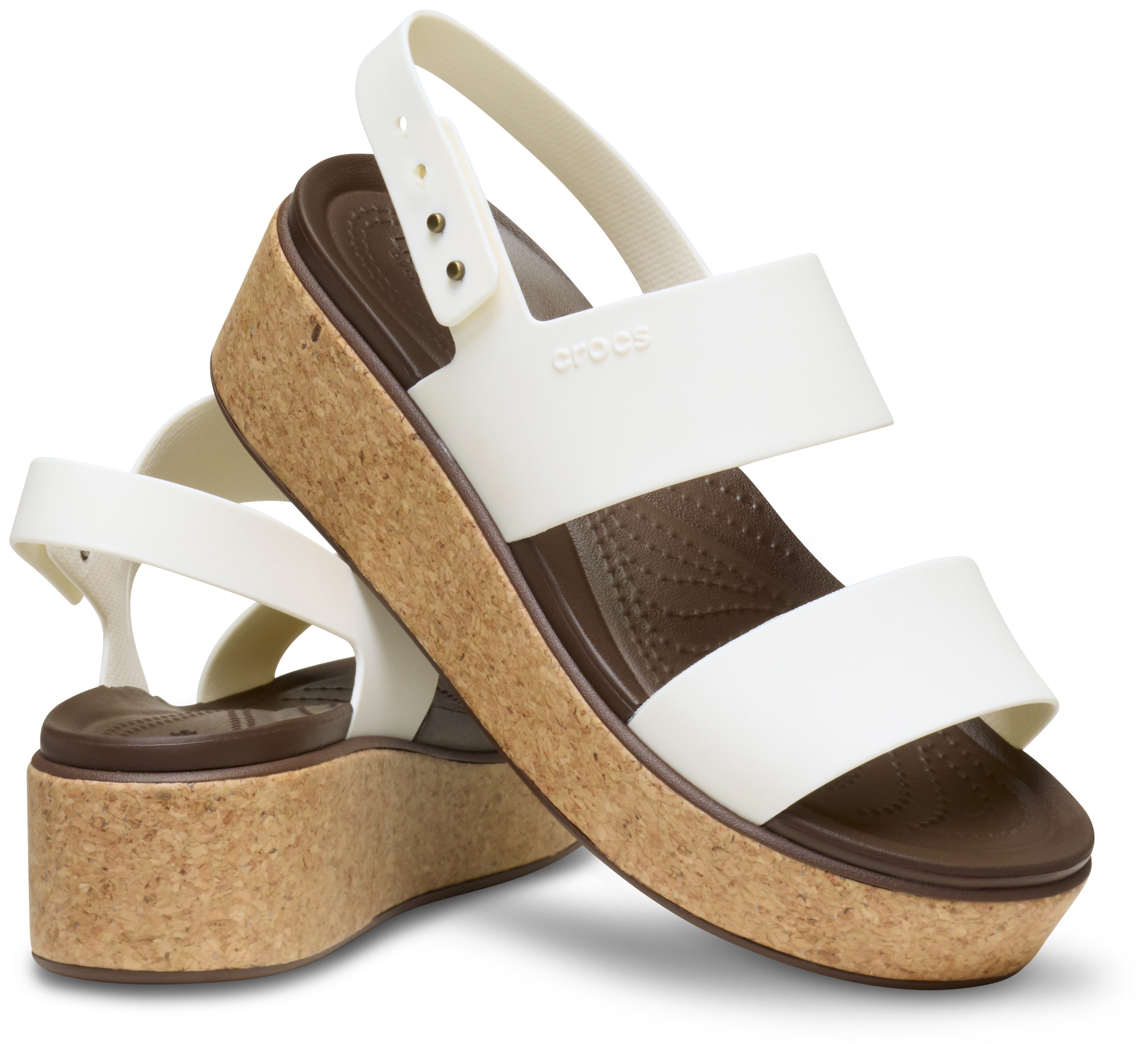 Crocs Brooklyn Cork Low Wedge Keilsandalette, Plateausandale, Sommerschuh m günstig online kaufen