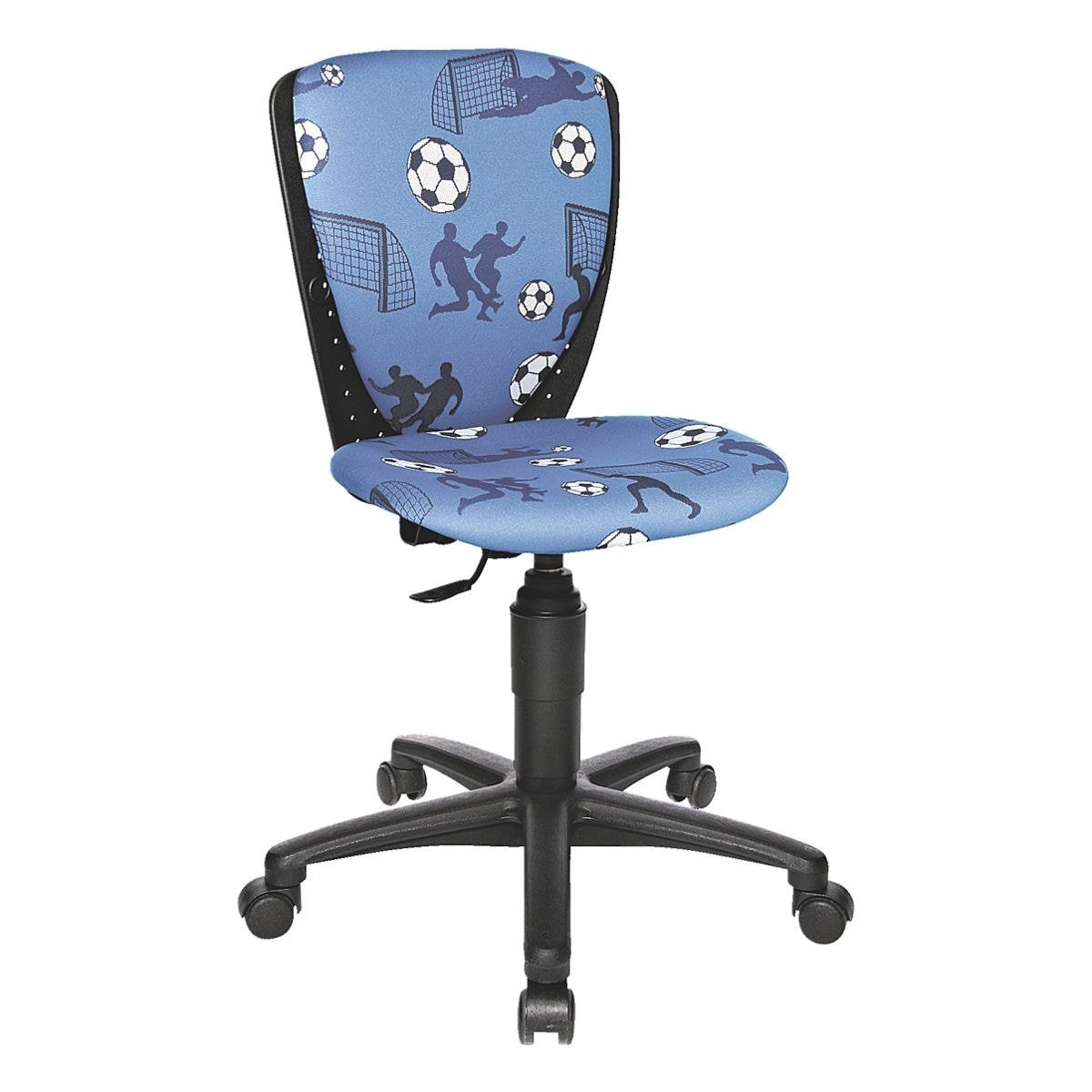 Elegant TOPSTAR Schreibtischstuhl S'cool, mit blau und (ohne Armlehnen) Muldensitz Lordosenstütze