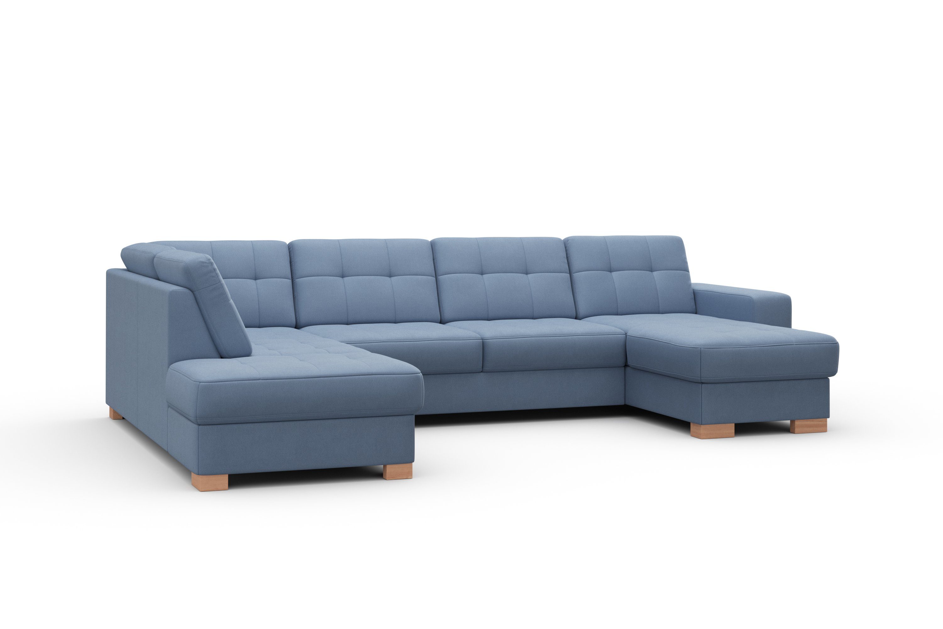 sit&more Wohnlandschaft Quincy U-Form, wahlweise mit Schlaffunktion und Bettkasten