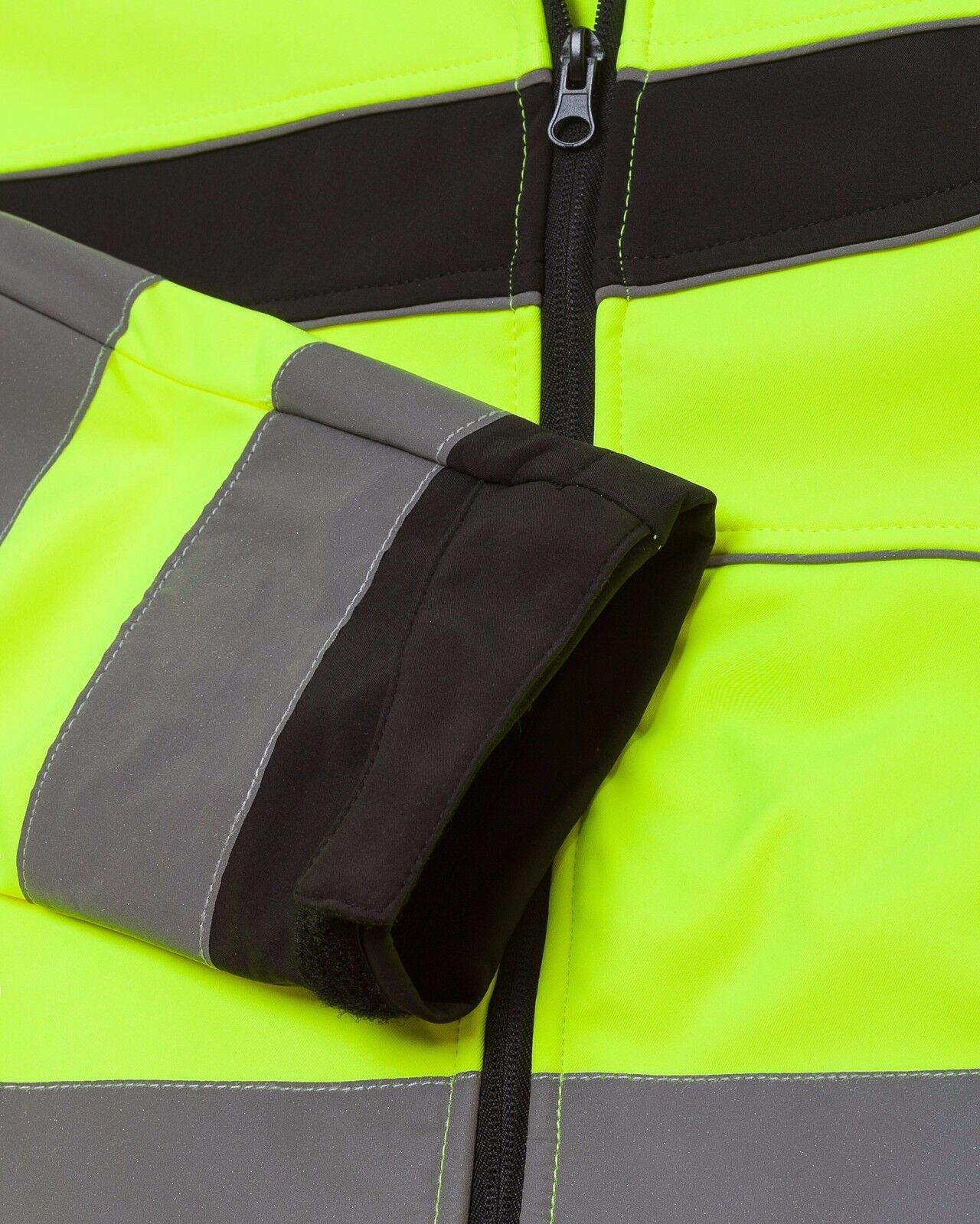 Urgent Arbeitsjacke Arbeitsjacke Softshell Wasserdicht Winterjacke Warnjacke (SOFT-URGNEO) neon, ohne Kapuze