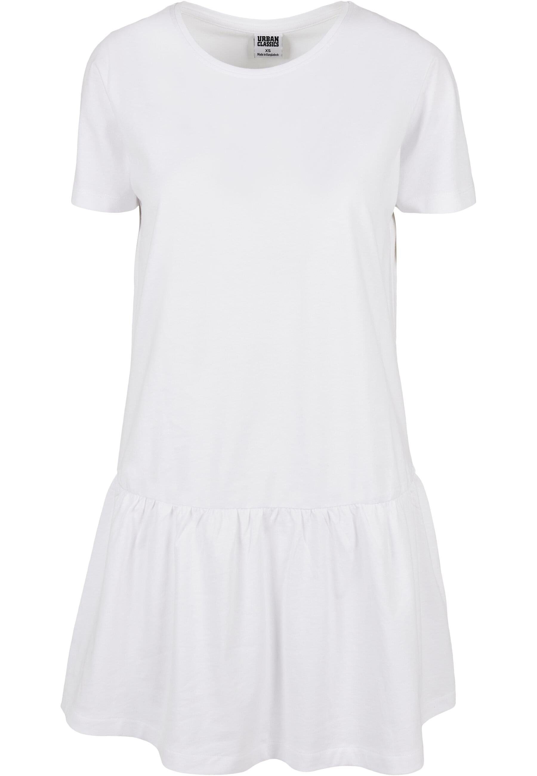 Stillkleid Damen Ladies CLASSICS Dress Valance URBAN Tee (1-tlg) white