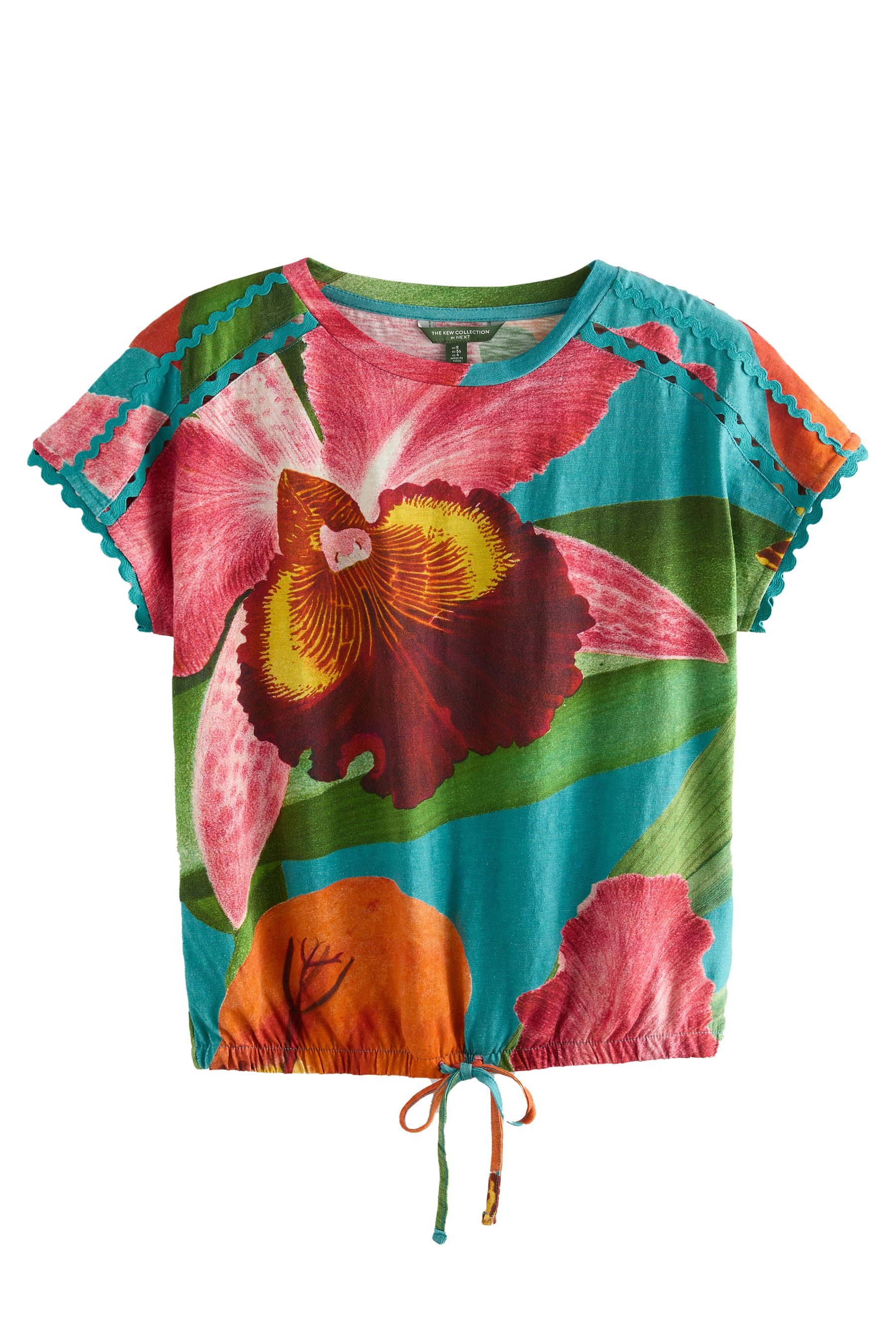 Next T-Shirt Kurzes T-Shirt mit Ballonsaum günstig online kaufen