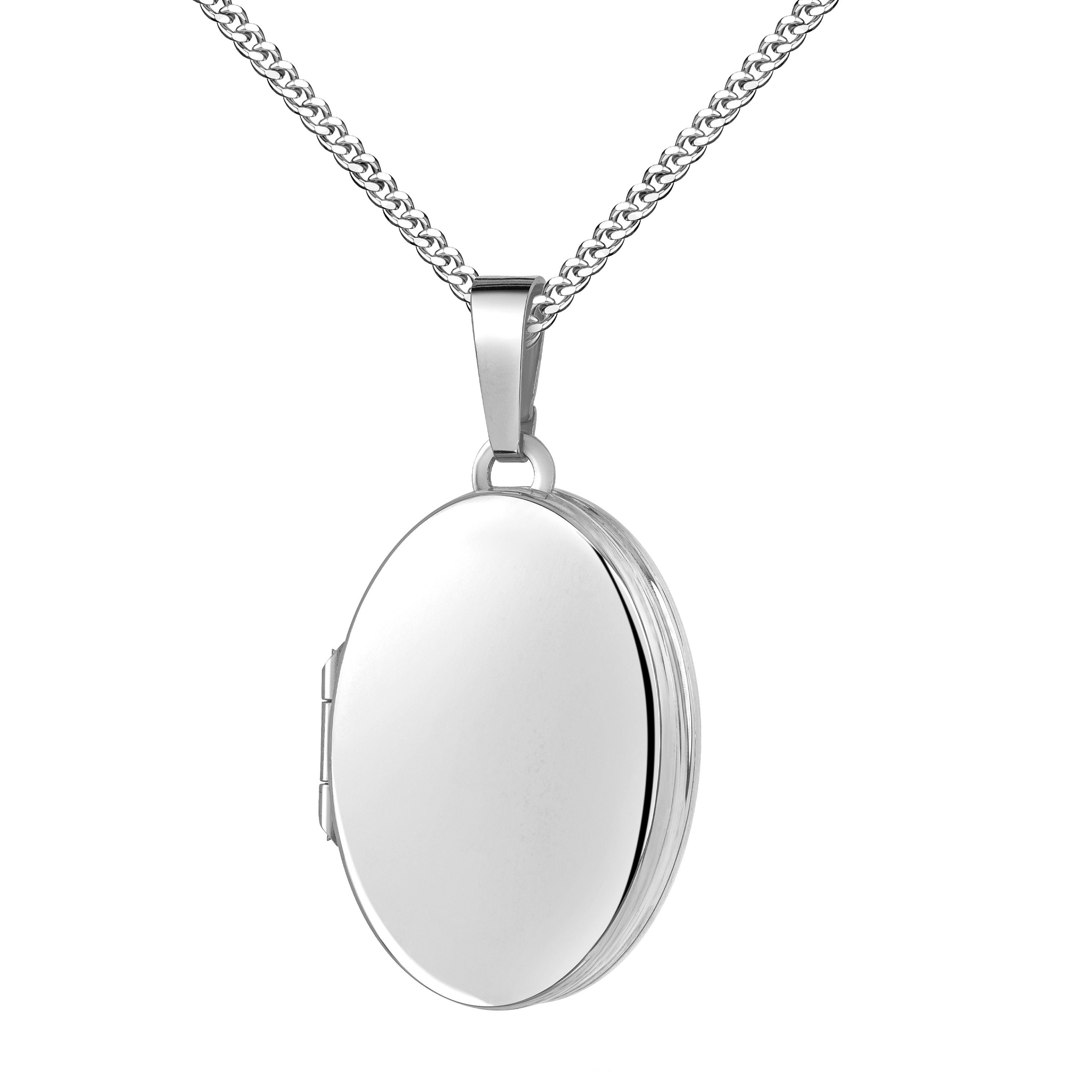 JEVELION Silberkette + Medaillon 925 Silber günstig online kaufen