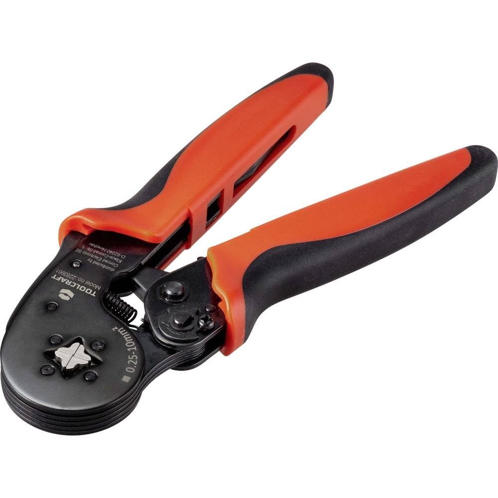 TOOLCRAFT Crimpzange Selbsteinstellende Crimpzange für Aderendhülsen TO-6851883