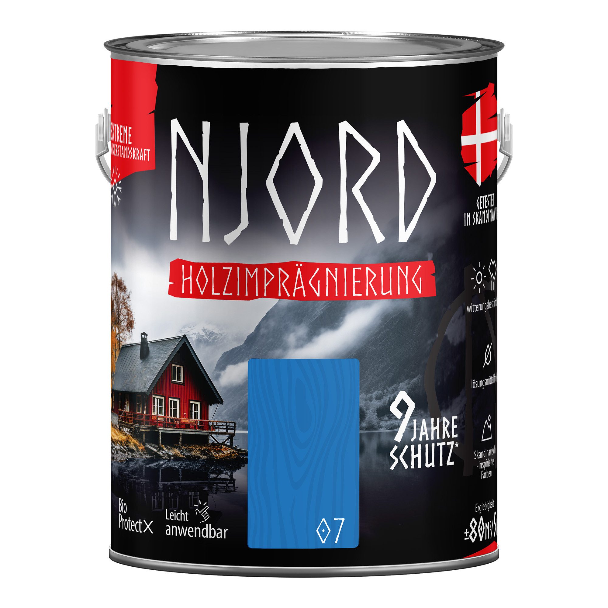 NJORD Holzgrundierung NJORD Holzimpragnierung (07) Wolkenloser Himmel - 5L