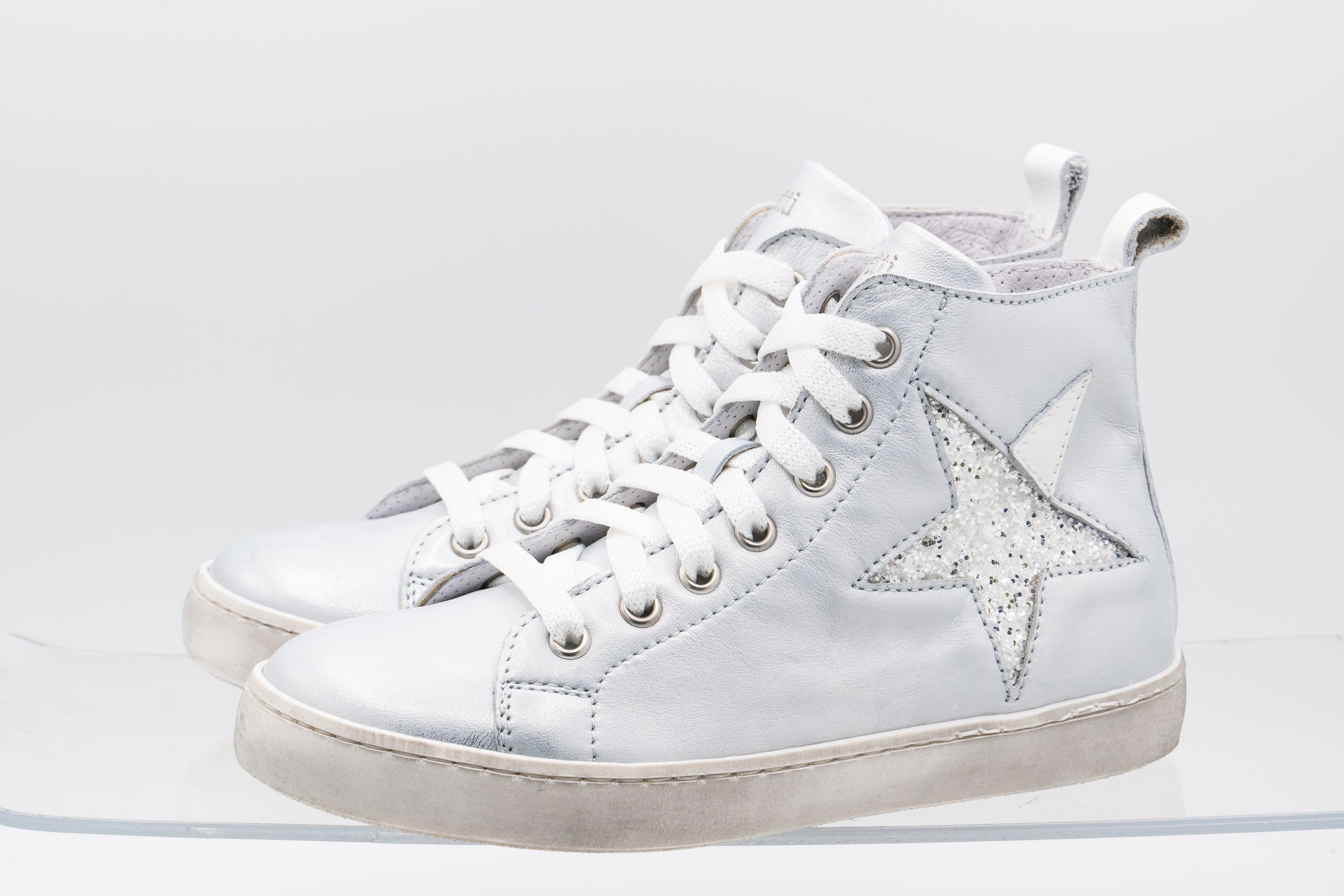Dianetti Sneaker Mädchen Halbschuhe 9901 Leder Sneaker