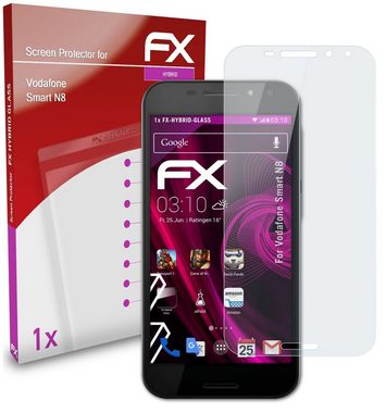 atFoliX Schutzfolie Panzerglasfolie für Vodafone Smart N8, Ultradünn und superhart
