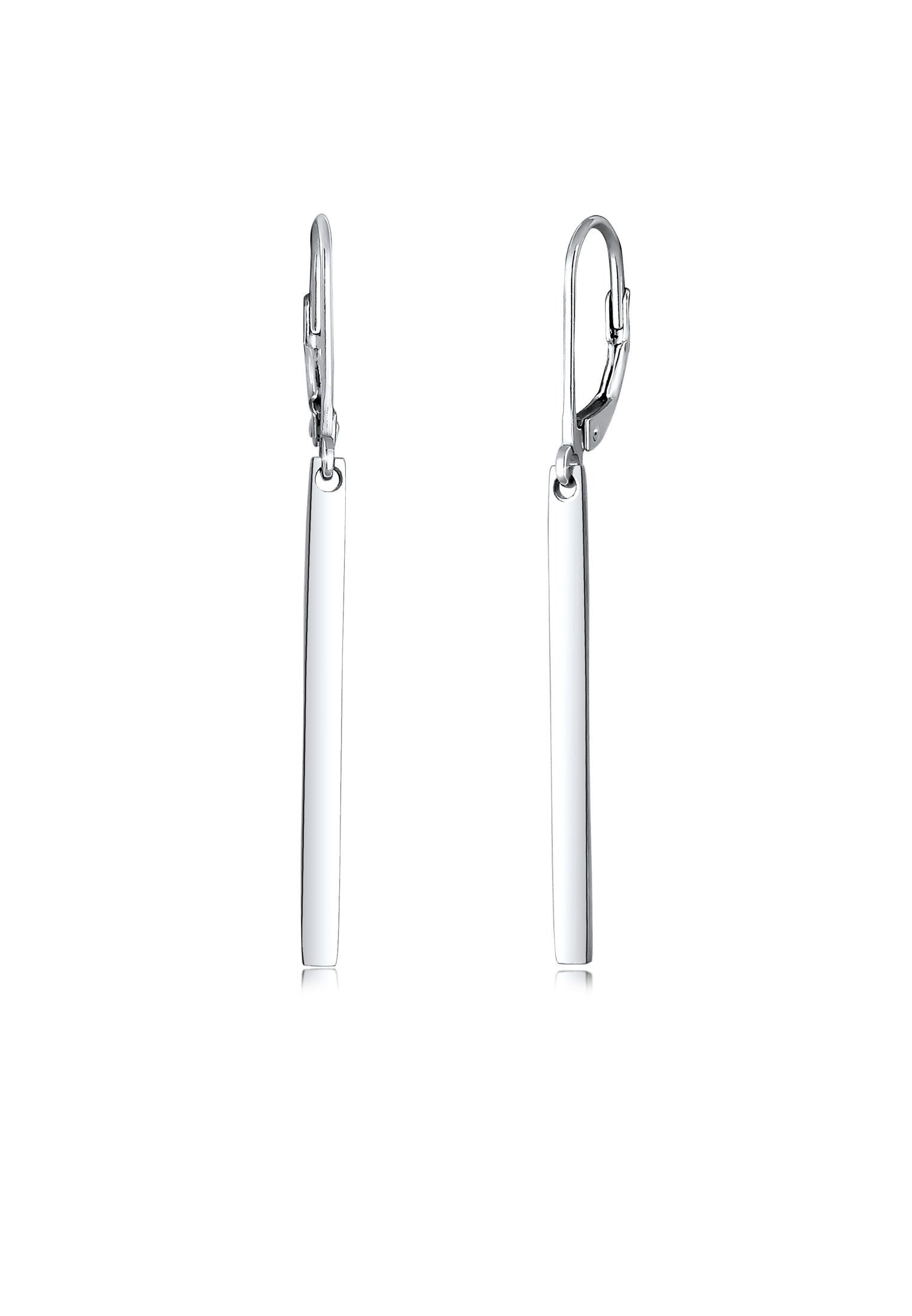 Elli Paar Ohrhänger Basic Hänger Geo Stab Look Schmuck Geschenk 925 Silber