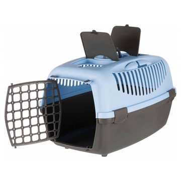 TRIXIE Hunde-Transportbox Transportbox Capri 3 dunkelgrau/pastellblau