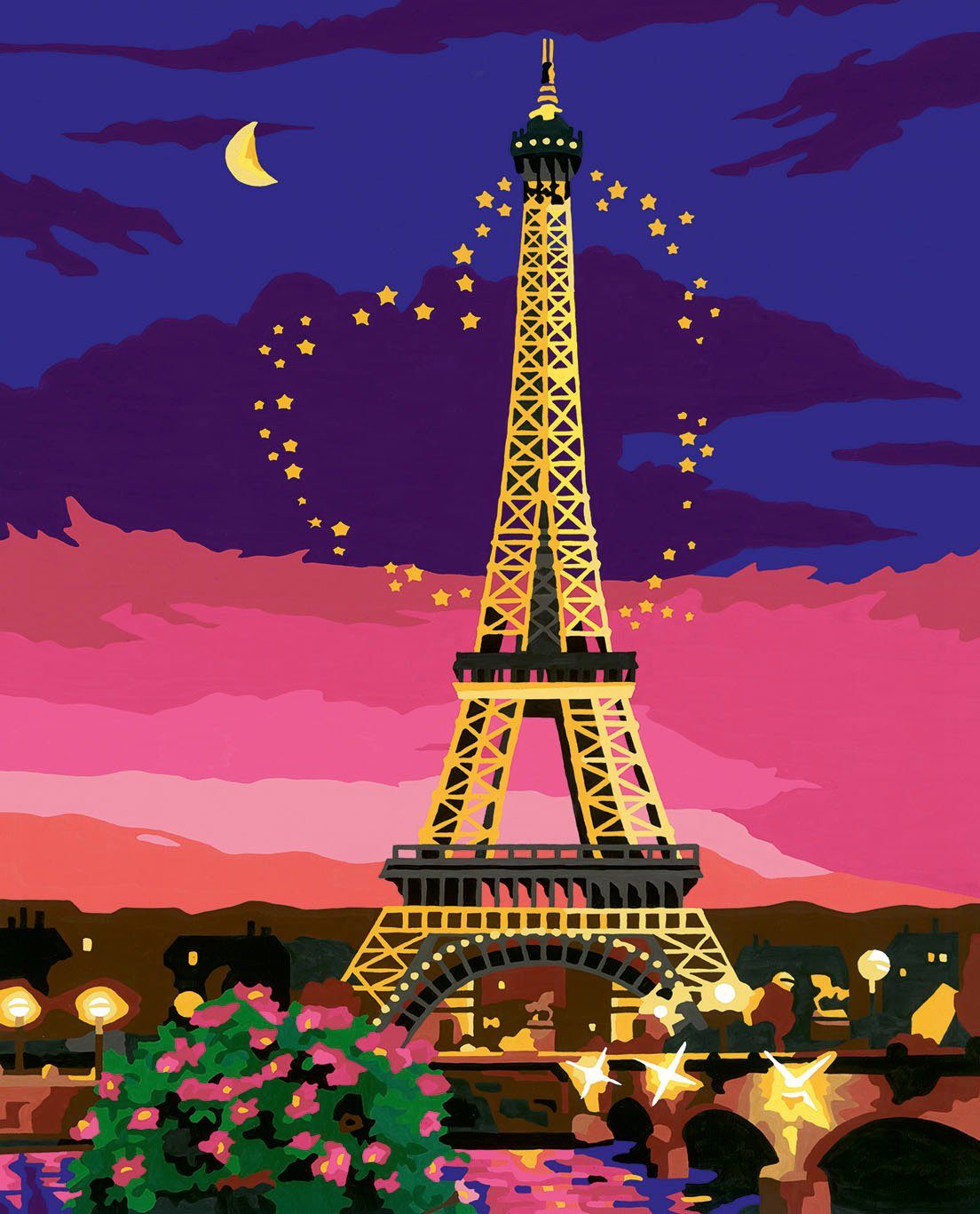 Ravensburger Malen nach Zahlen CreArt, City of Love, Made in Europe