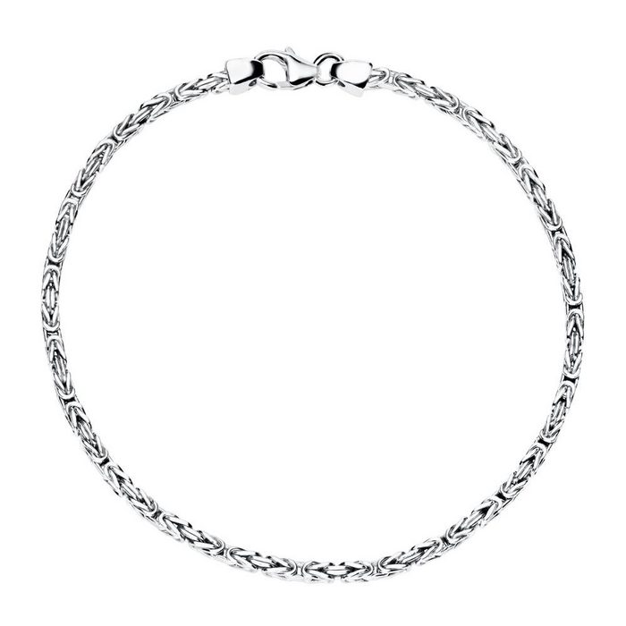 JEWLIX Königsarmband Königsarmband für Herren aus 925er Silber 2 0 mm