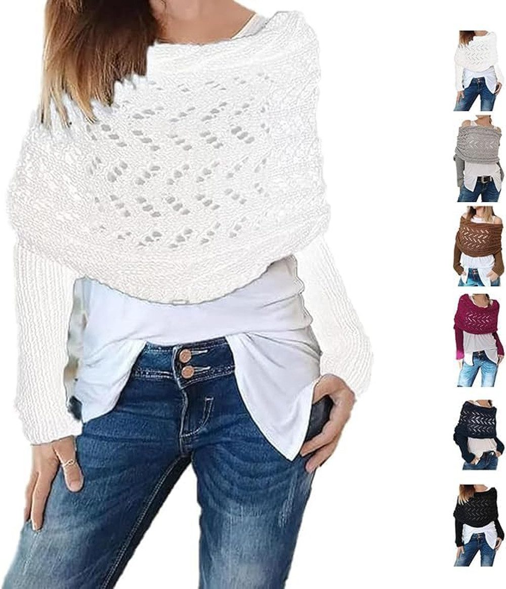 Coonoor Cape Strickschal mit Ärmeln Modischer günstig online kaufen