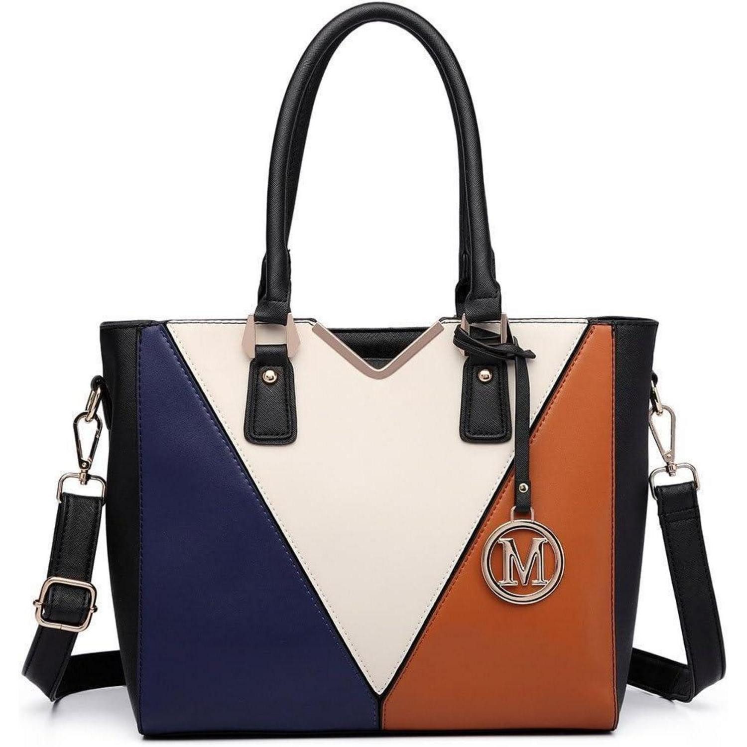 LuxusKollektion Handtasche Damen Handtasche Schultertasche Shopper groß Viele Fächer Henkeltasche