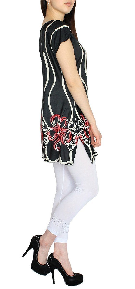 dy_mode Longshirt Damen Longshirt mit Seitenschlitze günstig online kaufen