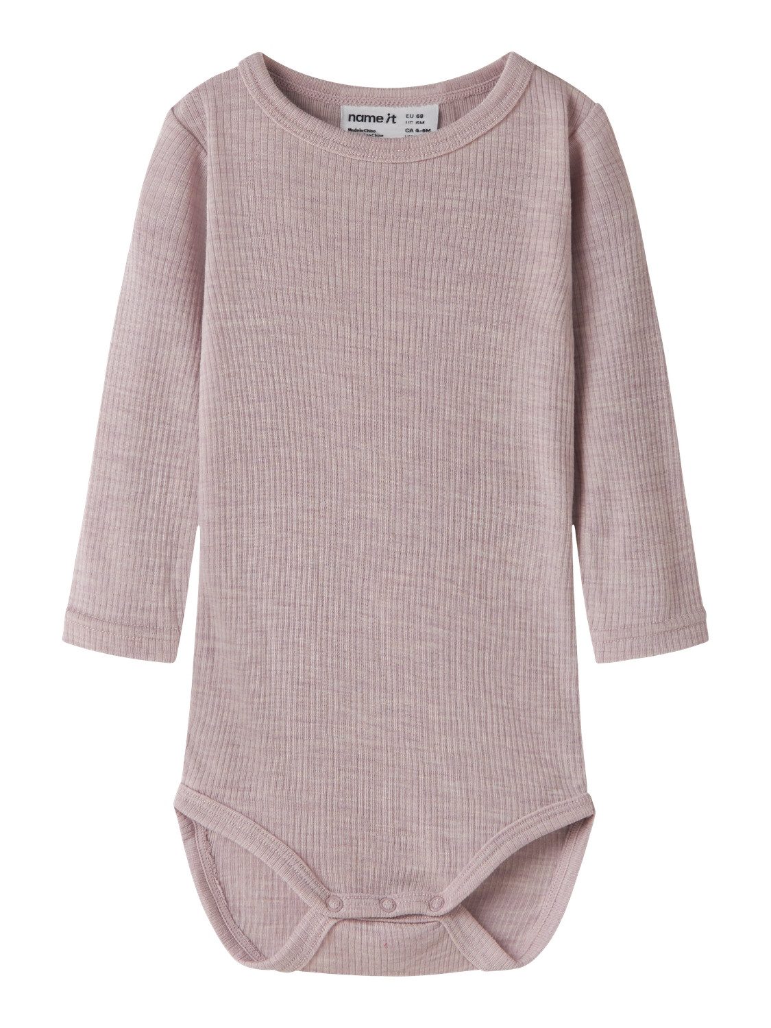 Name It Langarmbody NBNWAX WOOL RIB LS BODY
