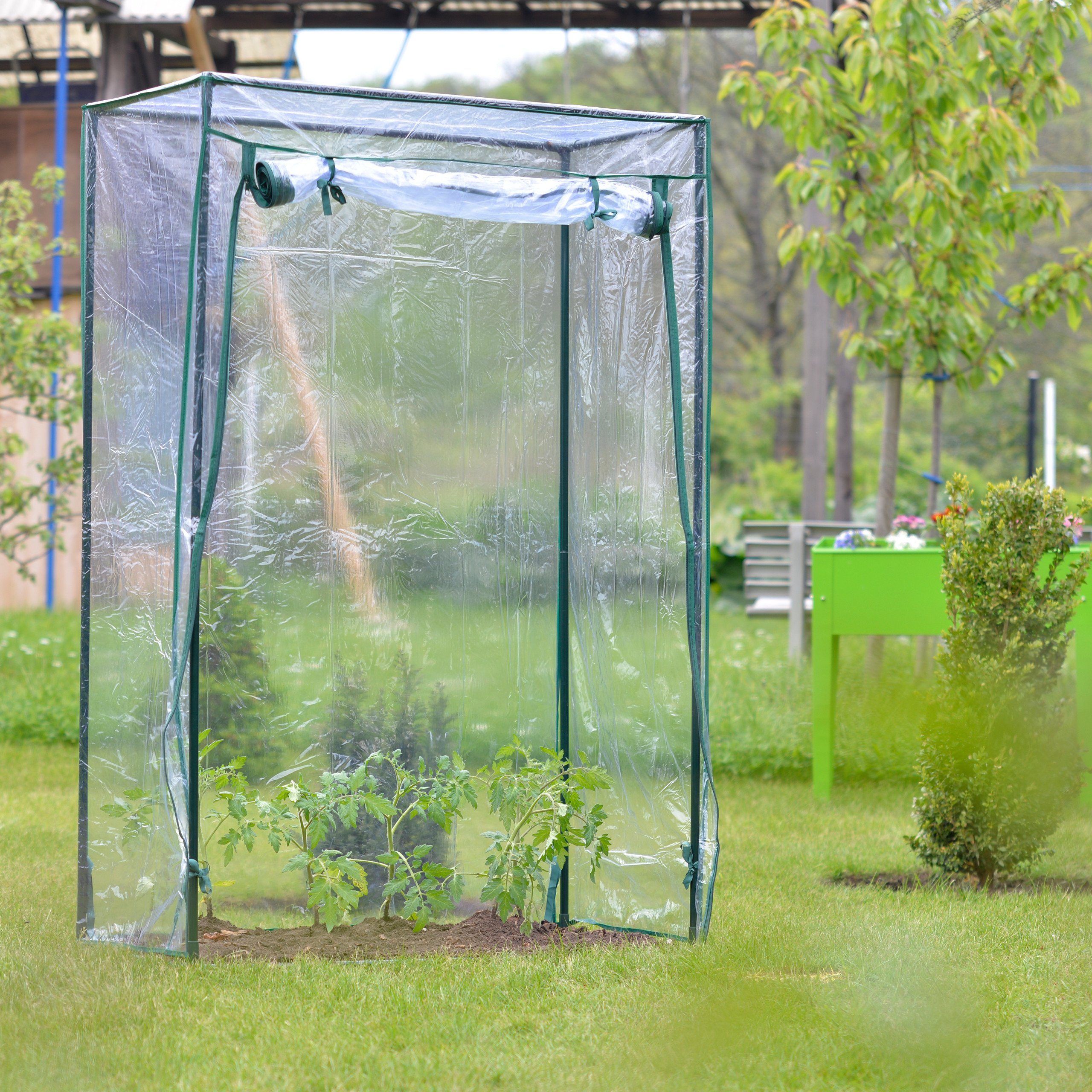 relaxdays Tomatengewächshaus mit PVC Folie günstig online kaufen