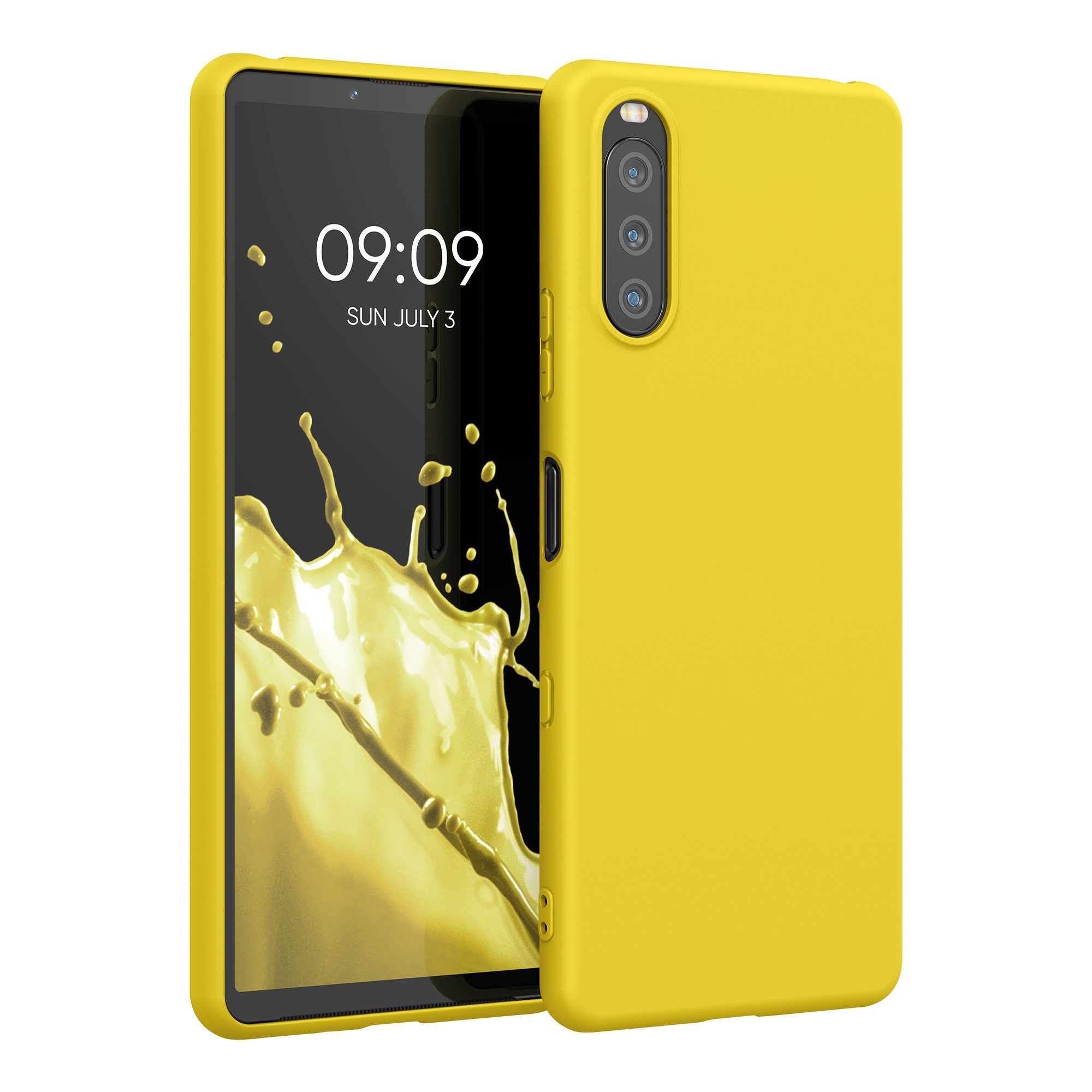 kwmobile Handyhülle Hülle für Sony Xperia 10 III, Hülle Silikon - Soft Handyhülle - Handy Case Cover