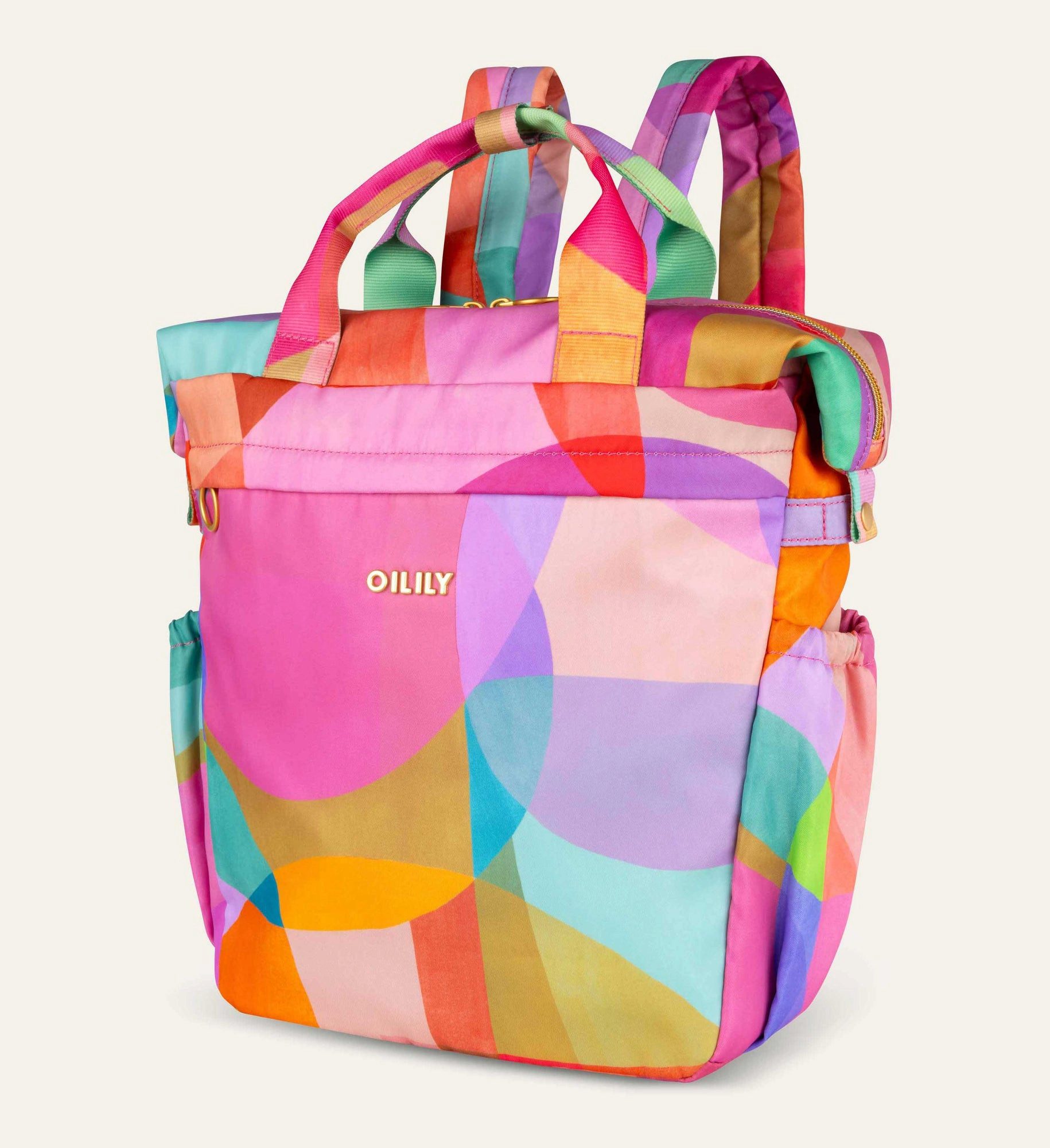 Oilily Rucksack Baani Backpack Sassy Circles Prism Pink