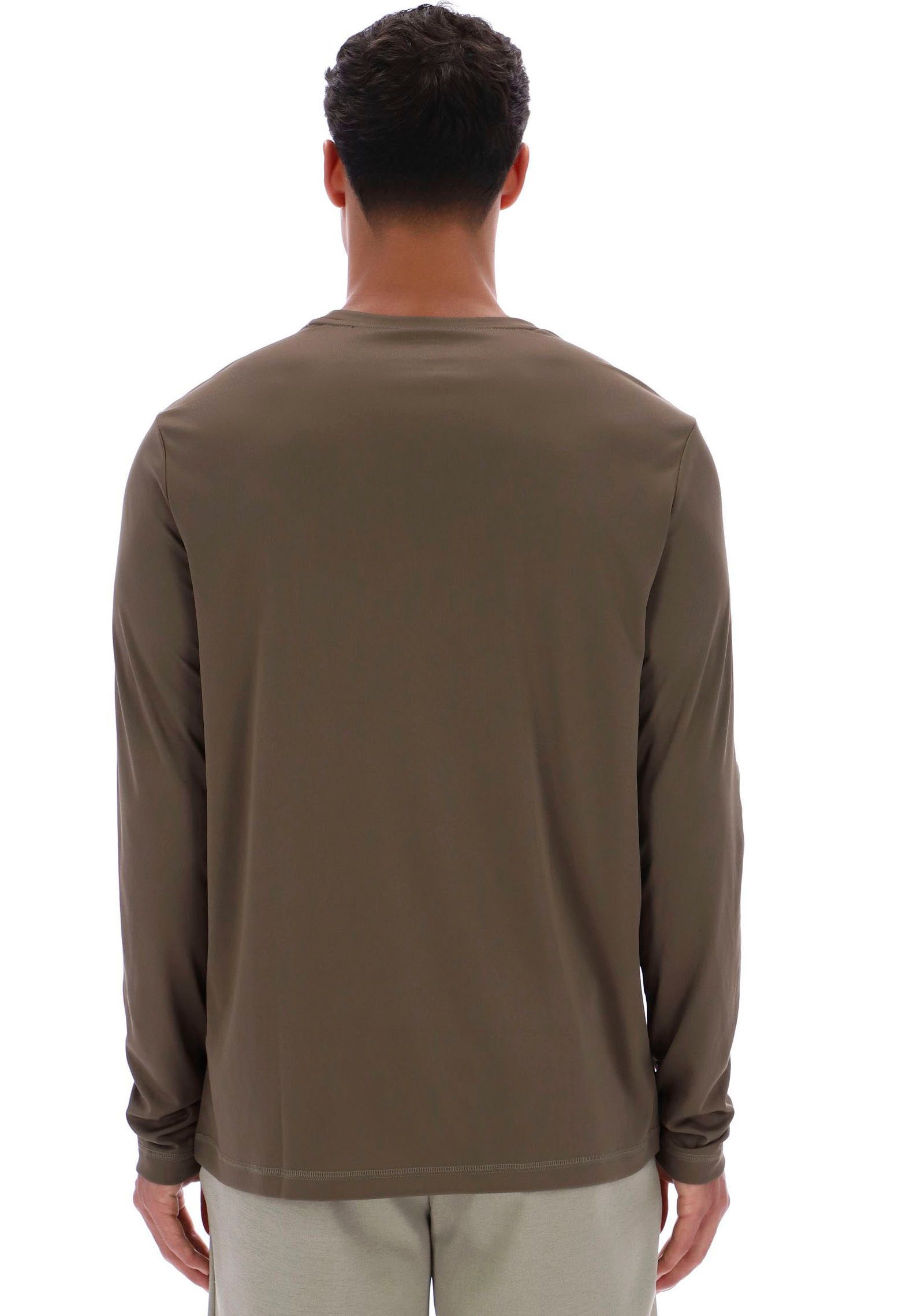 Reebok T-Shirt ID TRAIN LS TECH TEE Langarm-Design, mit Rundhalsausschnitt, ohne Verschluss, aus Polyester