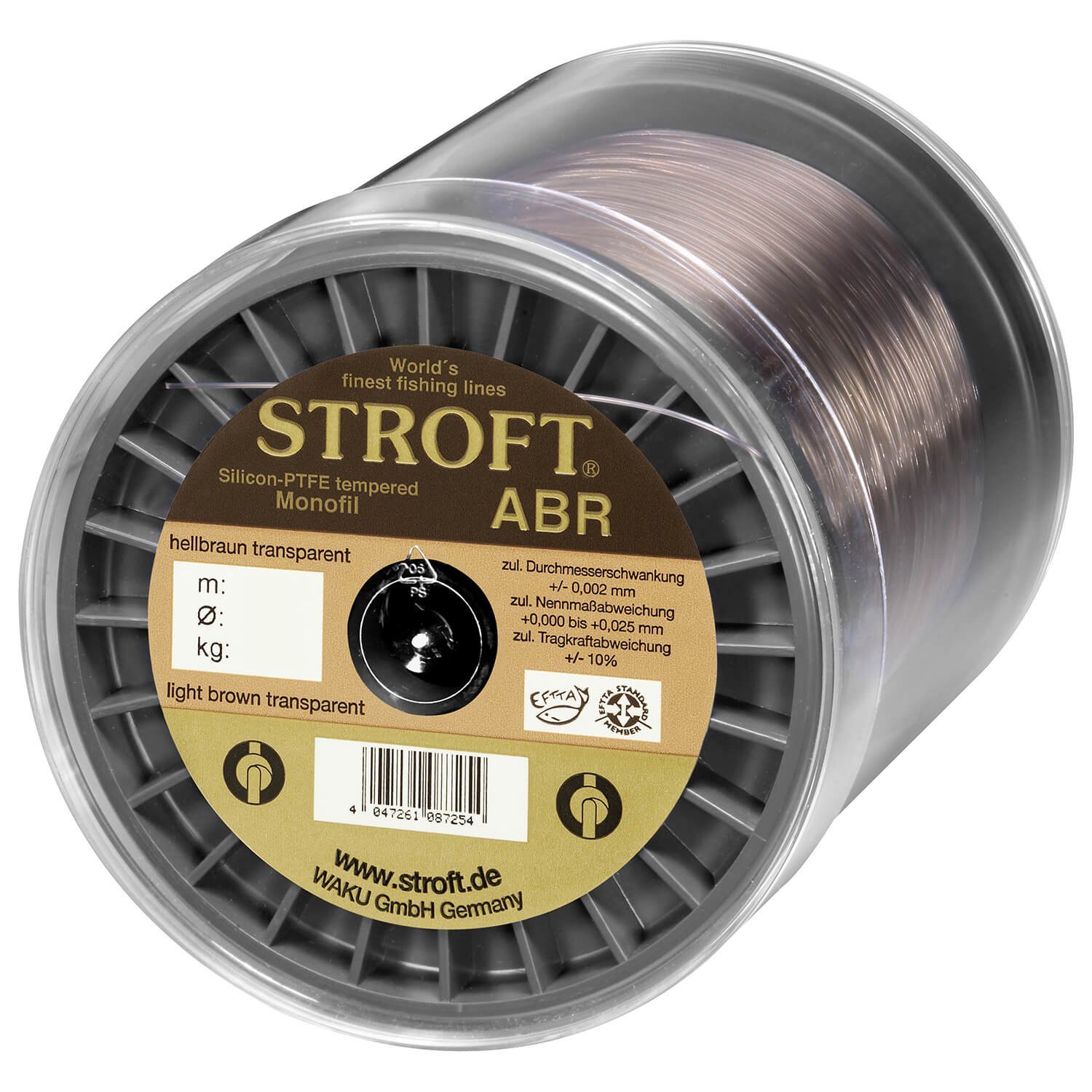 Stroft Angelschnur Schnur STROFT ABR Monofile 2000m 0,450mm-17,5kg, 2000 m Länge, 0.45 mm Fadendurchmesser, (1-St), 17.5kg Tragkraft