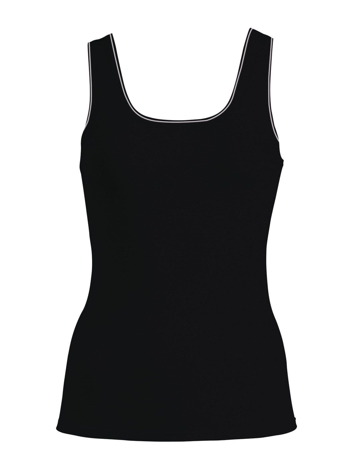 Schöller Achseltop 3er Pack Damen Achseltop Baumwolle-Elasthan (Packung, 3-St) - – Bild 2 von 5
