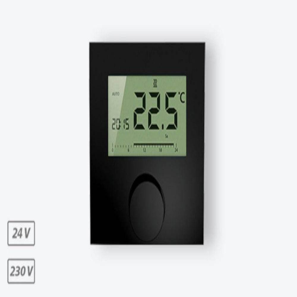 Möhlenhoff Raumthermostat Möhlenhoff Alpha Regler direct 230 V Control, schwarz, RD 25203-61N3, Heizen