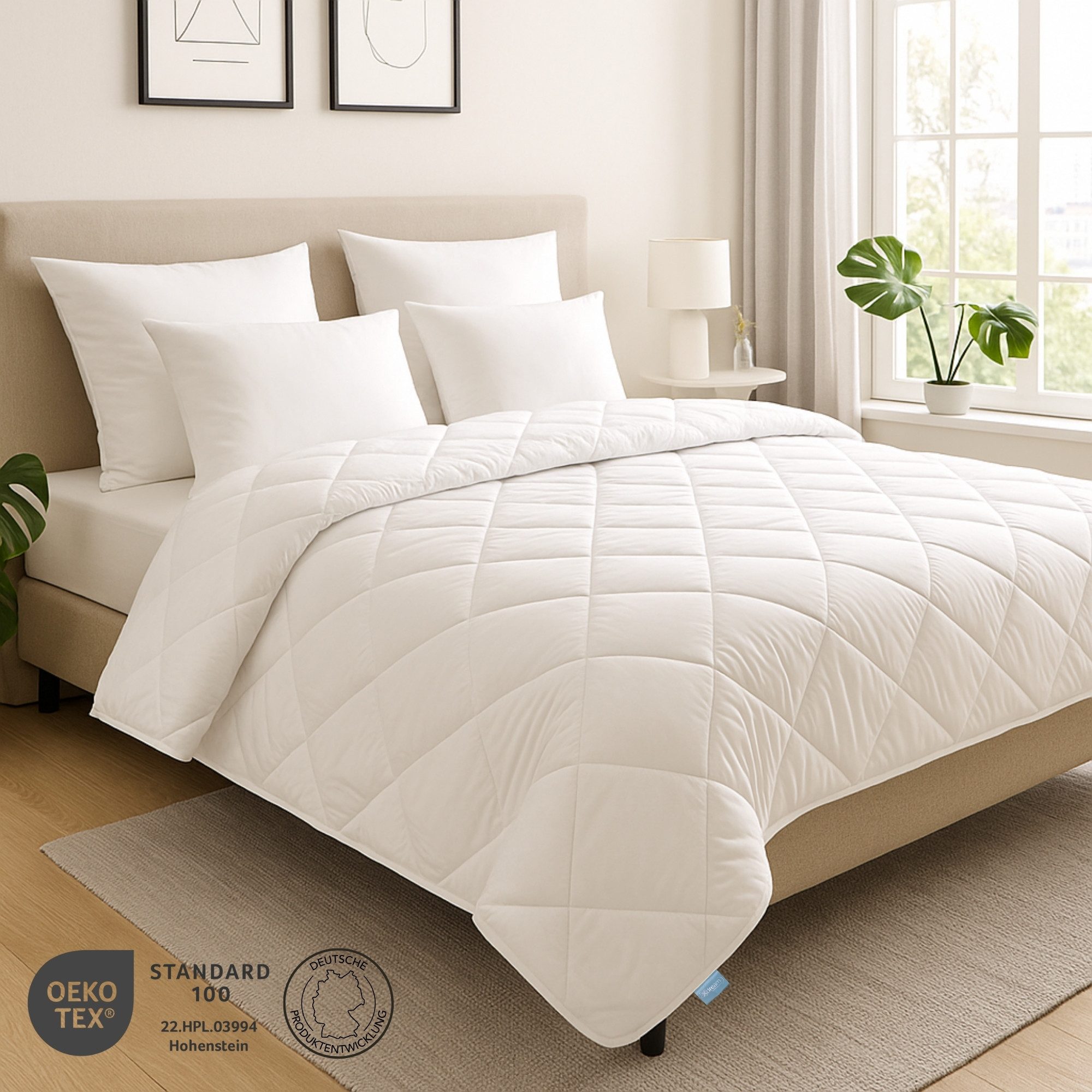 XDREAM Microfaserbettdecke Pure, Bettdecke - 4-Jahreszeiten, Ganzjahres, Wi günstig online kaufen