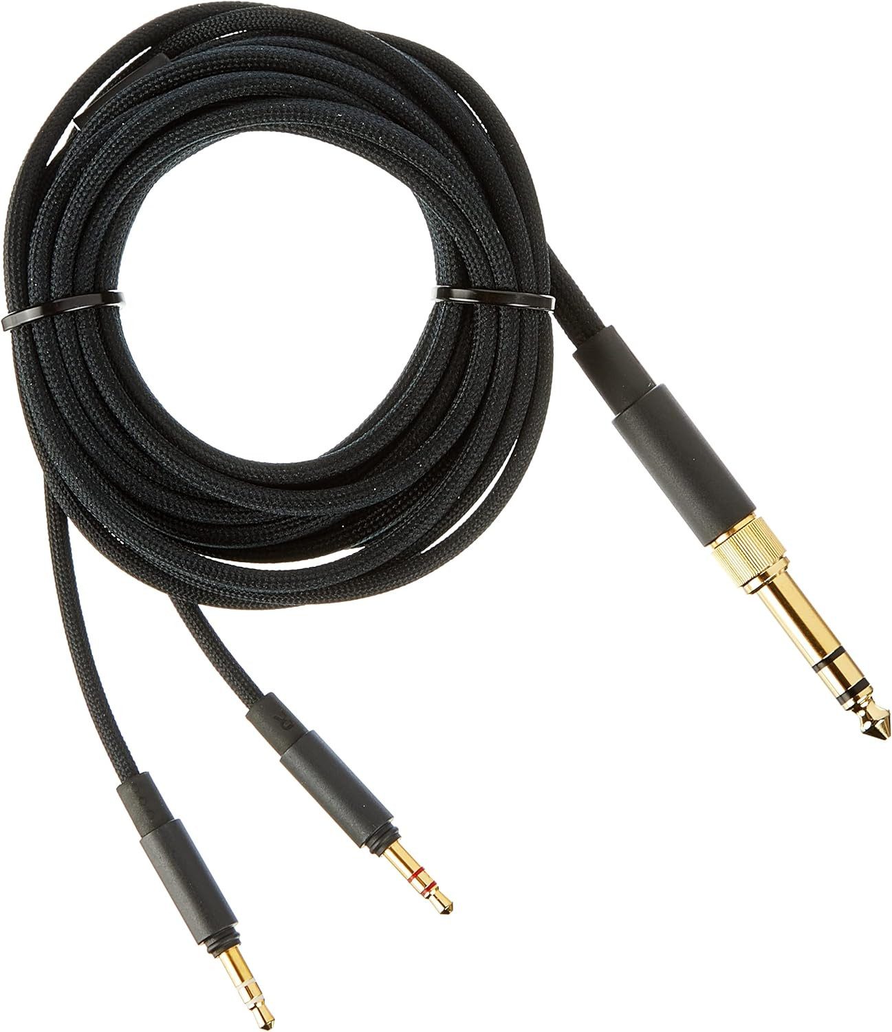 beyerdynamic Audiophiles Anschlusskabel, 3,0 m, Textil Audio-Kabel, (300 cm), Anschlusskabel für beidseitige Kabelführung