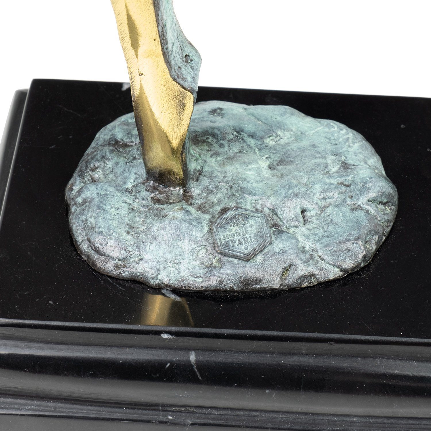 Schreibtisch Vitrine Regal für Bronzefigur Skulptur Figuren Deko Dekofigur abstrakt, Bronzefigur Weiblicher Moritz Akt