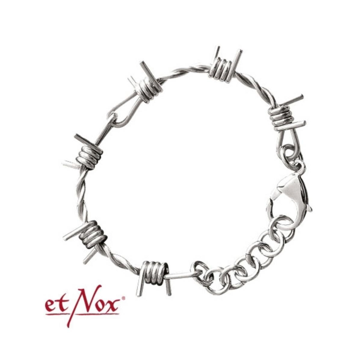 etNox Armkette Stacheldraht Armband: Edelstahl Schmuck von etNox (Set, inkl. Schmuckbeutel)