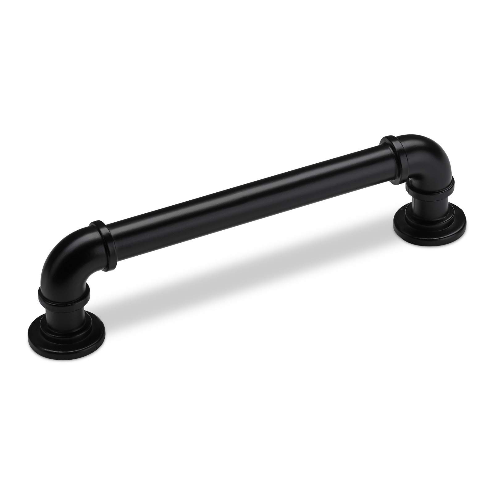 Möbelgriff Bügelgriff TUBEOS schwarz BA 128 - 320 mm - incl. Schrauben