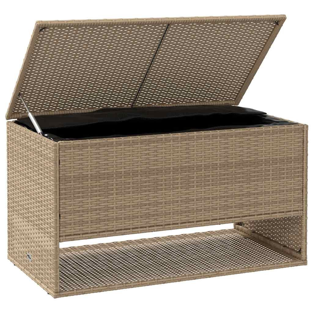 vidaXL Gartenbox Outdoor-Kissenbox Beige 100x55x55,5 cm günstig online kaufen