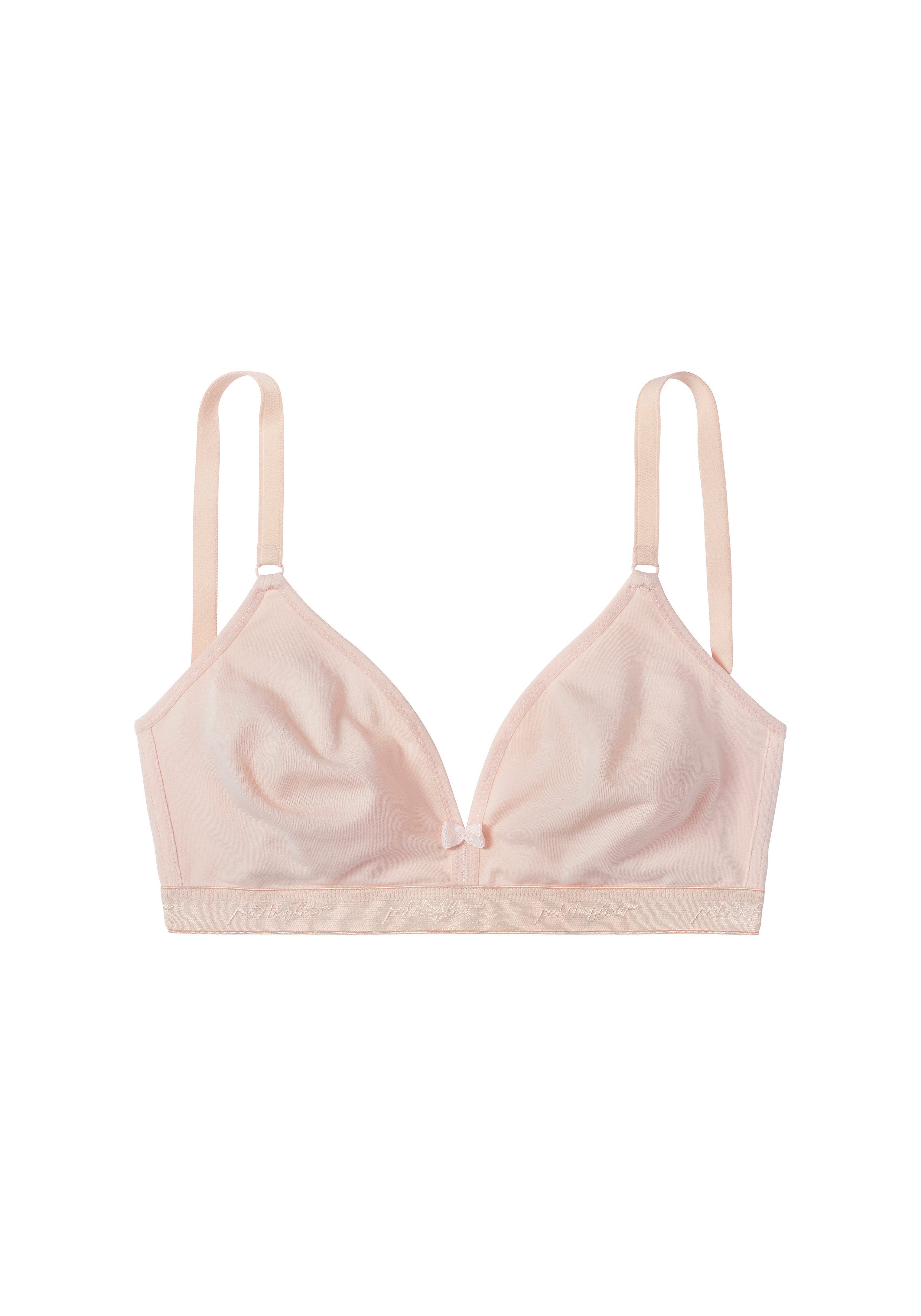 petite fleur by Lascana Bralette-BH (Packung, 3 Stück) ohne Bügel aus Baumwolle, Basic, bequemer BH