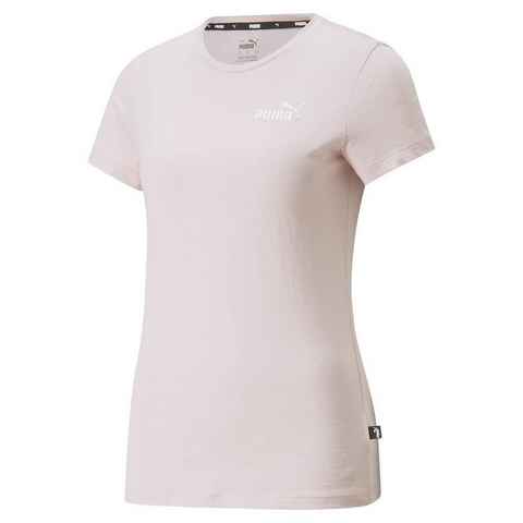 PUMA T-Shirt Damen T-Shirt - ESS+ Embroidery Tee, Rundhals