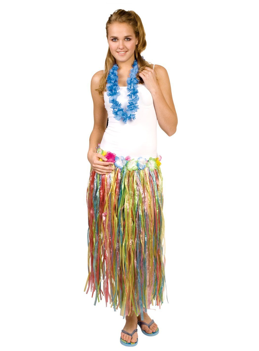 Boland Kostüm Hula-Rock bunt - Hawaii Rock für Fasching Karneval
