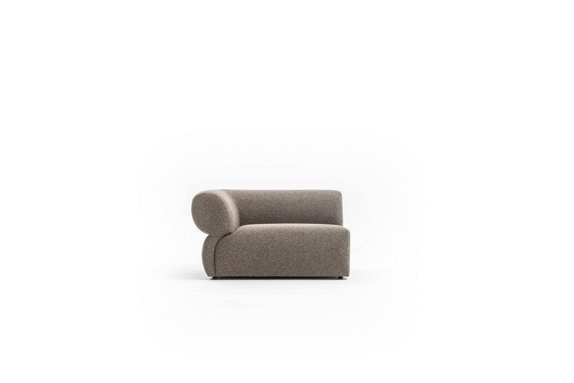 370cm, Made 5 Luxus Big-Sofa Sofa JVmoebel Wohnzimmer Grau Couch in Möbel Europe Design Sitzer