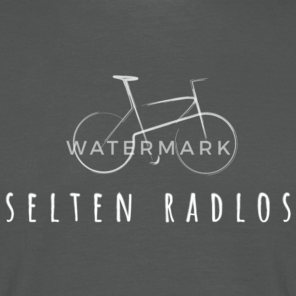 Spreadshirt T-Shirt Fahrrad Geschenk Selten Radlos günstig online kaufen