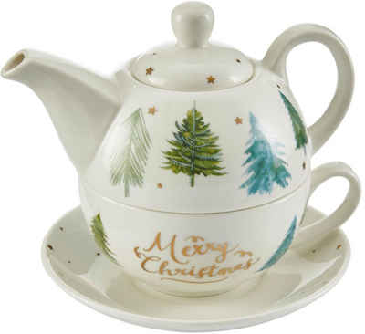 Schneider Teekanne »Scandi«, handbemalt, mit Weihnachtsmotiv