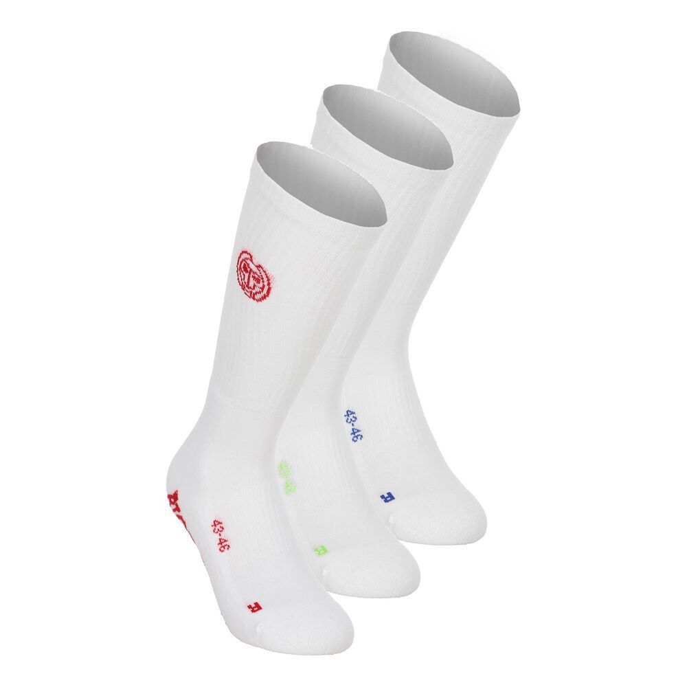 BIDI BADU Tennissocken Crispy White Crew Move Socks 3 Pack - white