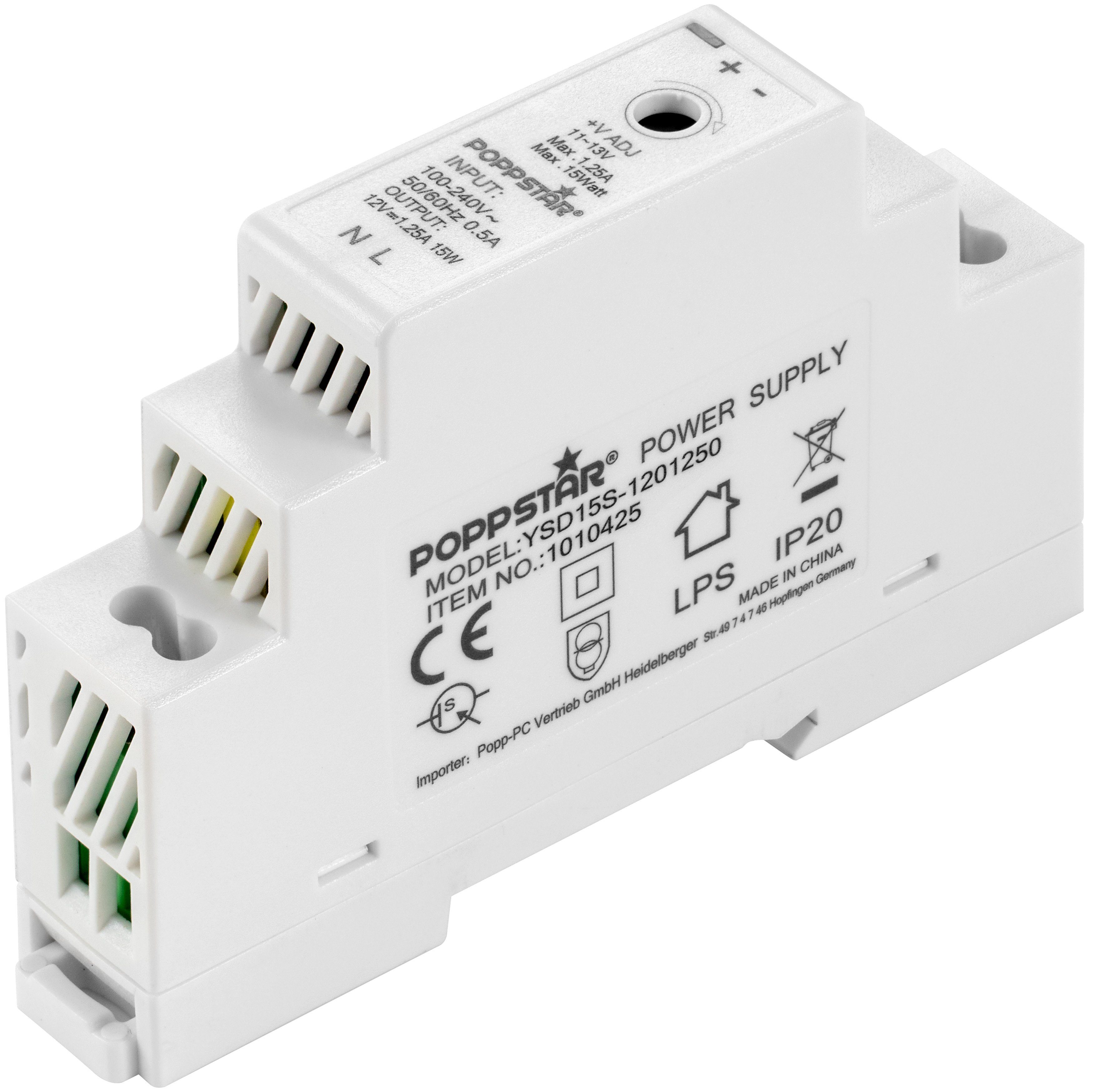 Hutschiene Netzteil 5V 6.5A 32.5W | DIN-Rail Montage | AC100-240V Eingang | Für LED & Industrie