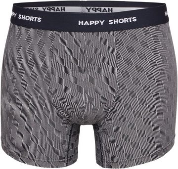 HAPPY SHORTS Trunk 4er Happy Shorts Jersey Trunk Herren Boxershorts Boxer Pant Sparpack (1-St)