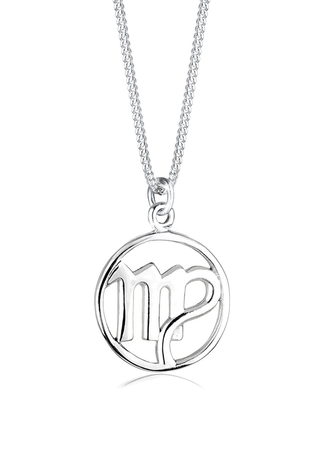 Elli Kette mit Anhänger Jungfrau Sternzeichen 925 Sterling Silber, Astro günstig online kaufen