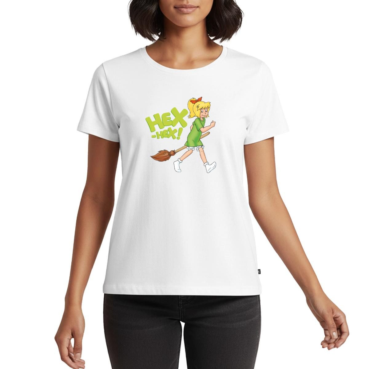 Spreadshirt T-Shirt Bibi Blocksberg Mit Kartoffelbrei Hex-Hex Frauen Premium T-Shirt (1-tlg)